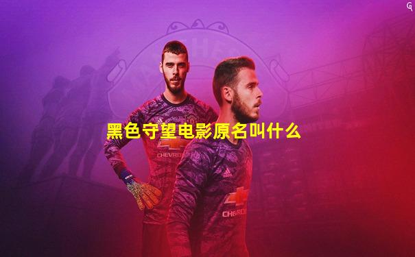 黑色守望电影原名叫什么
